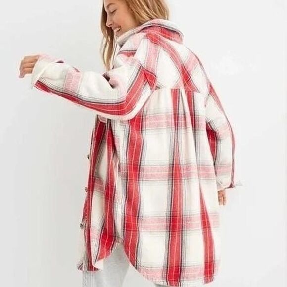 aerie new plaid button up shirt - Picture 5 of 9